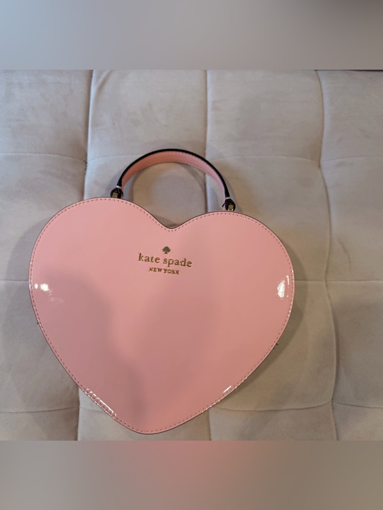 kate spade Handbags - kate spade Pink Heart-Shaped Patent Top-Handle Mini Bag